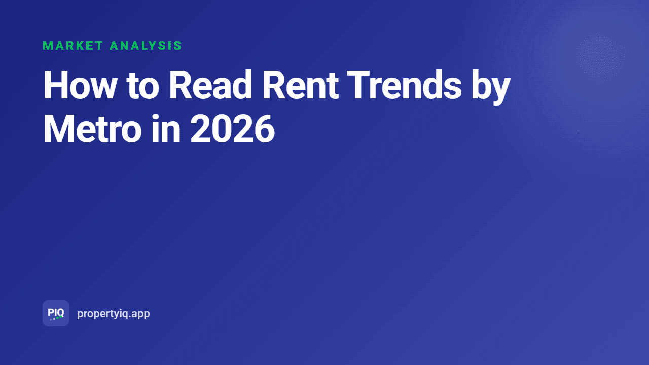 How to Read Rent Trends by Metro in 2026